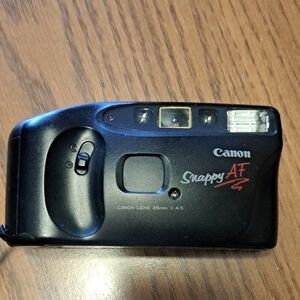 Canon Snappy AF Black 35mm Camera. Vintage